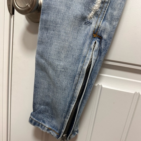 MNML Minimal Distressed Men’s Skinny Light Wash Jeans Size 30 - Picture 2 of 8